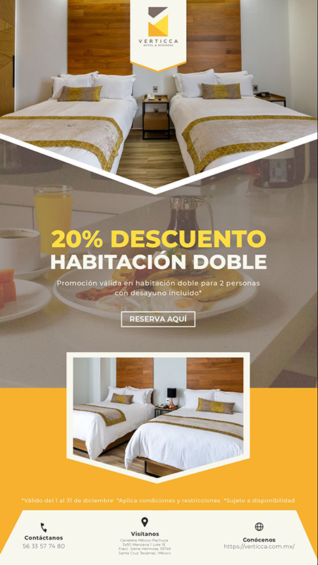 Hotel 20% off